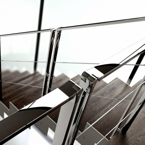 Stainless steel Railing Jamar J7, Stainless steel Railing polished Jamar J7P, Stainless steel railing brushed jamar J7B, Steel Railing Jamar J7S,
