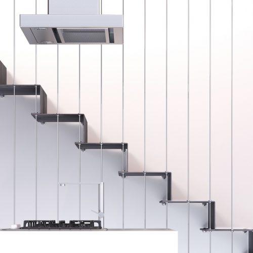 Jamar Stream GLA R10 Steel Staircase