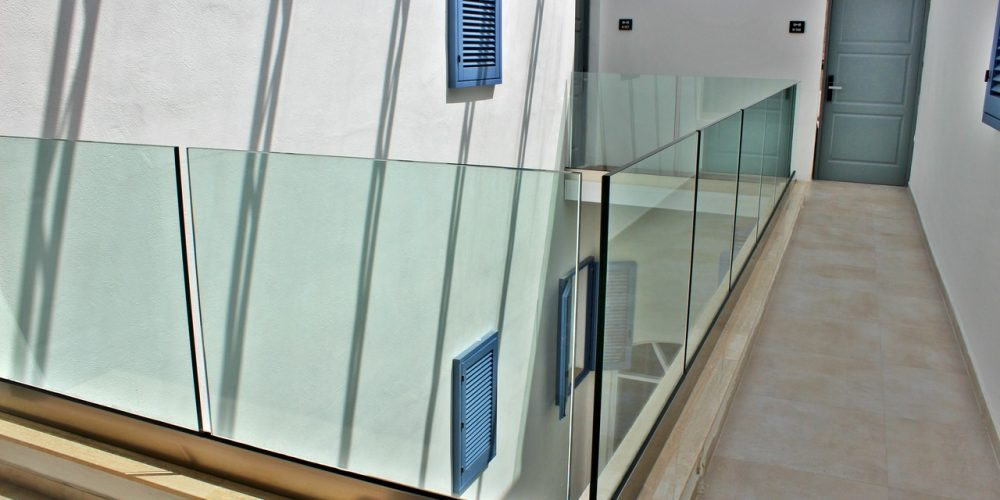 Glass balcony