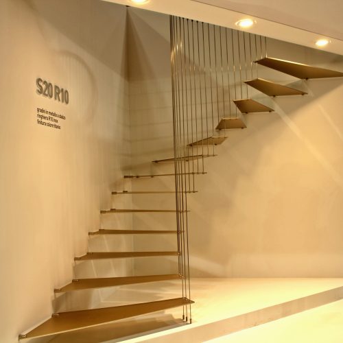 Steel stairs